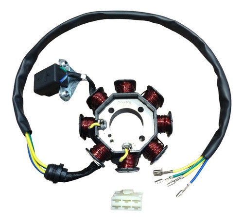 Estator Zanella Rx150 Luces Siempre Encendidas 4 Cables 0