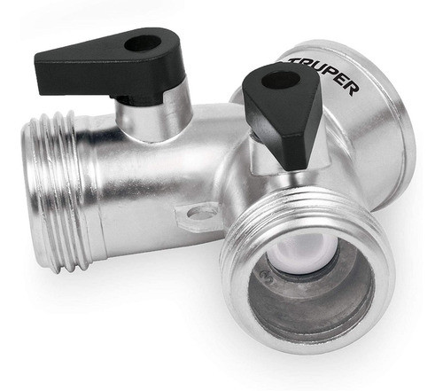 Canilla Cierre De Agua Independiente Riego Duplicador Truper 1