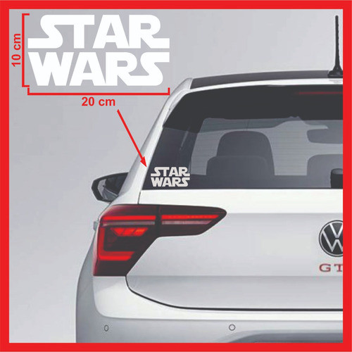 Calco Vinilo Sticker Logo Star Wars Auto Tuning 1