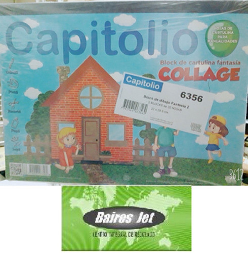 Capitolio 6356 Block Dibujo Collage 5 Colores 22x29,5x20 Hjs 0