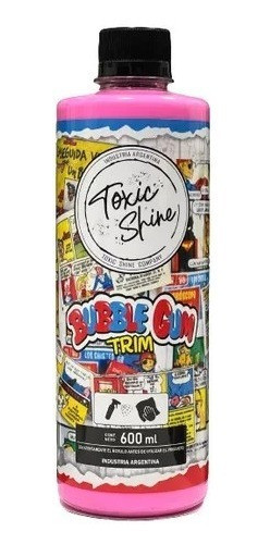 Bubble Gum Trim Acondicionador De Interior Toxic Shine 600cc 0