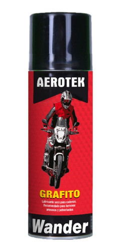 Lubricante De Cadena Seco Aerotek Grafito 240cc 0