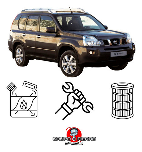 Cambio De Aceite Elf 900 Y Filtro Nissan X-trail 2.5 0