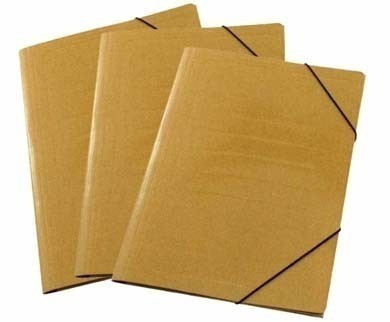 Carpeta 3 Solapas Plastificada Marrón Oficio The Pel 0