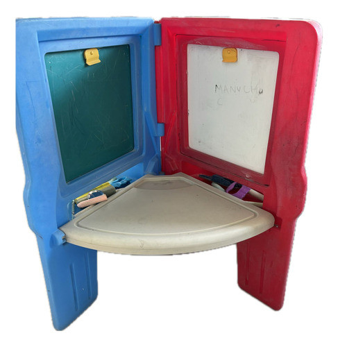 Pizarron Doble (marcador Y Tiza), Escritorio, Marca Step2. 1