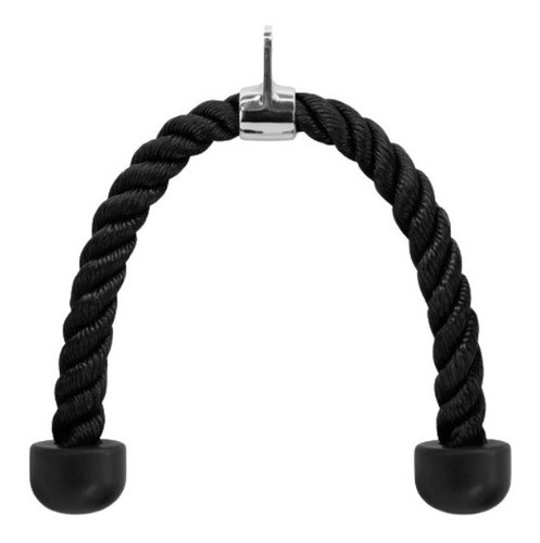 Soga Para Polea Triceps Negra Gimnasio Maquinas 0