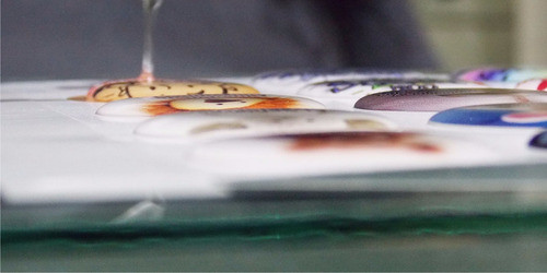 4 Etiquetas De Resina Dome Stickers 3d En 70 Mm Diam 1