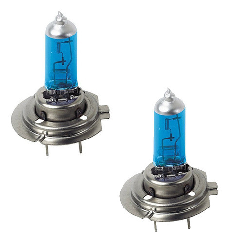 Juego De Lampara H7 Halogena Blue Vision 12v 55w Tako La-h7s 0