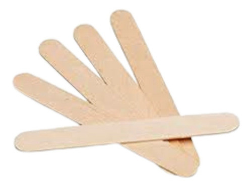 Baja Lengua De Madera 100 Unidades De 15cm * 1.8cm Cada Una 1