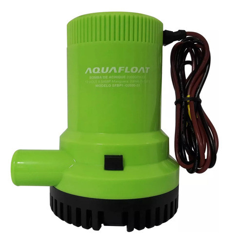Bomba De Achique Aquafloat 2000gph 12v Nautica Electrica 0
