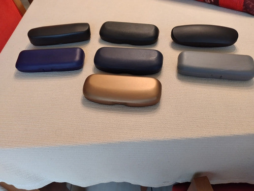 Lote 7 Estuches Plastico Rigido P/anteojos -impecables! 0