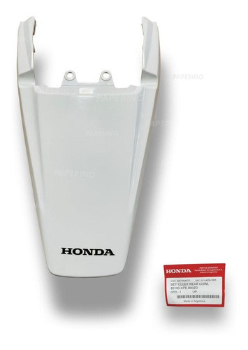 Guardabarro Colin Tras Honda Tornado 250 Blanco Original 0
