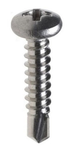 Tornillo Punta Mecha Cabeza Fijadora 6x1/2-13mm X100 U 0
