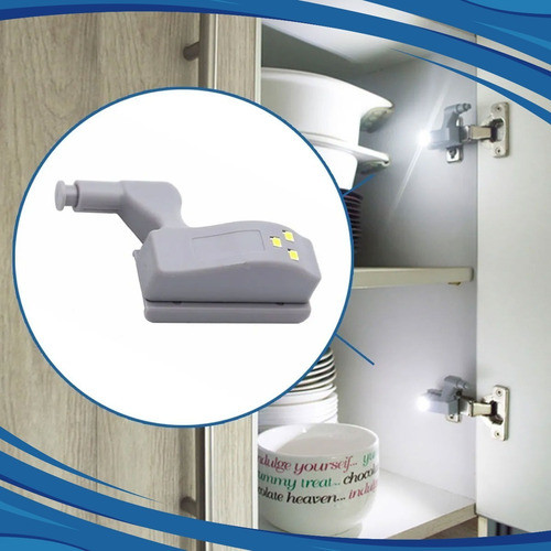 Luz Led Para Bisagra Accesorio Mueble Cocina Puerta Madera* 1