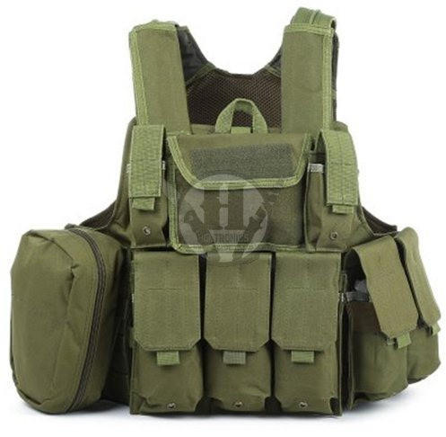 Chaleco Tactico Coyote Porta Placa Molle Accesorios Ciras 1