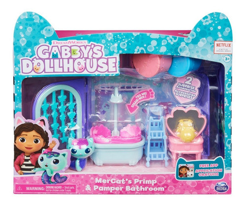 Gabbys Spinmaster Mercats Primp Pamper Bathroom Febo 0
