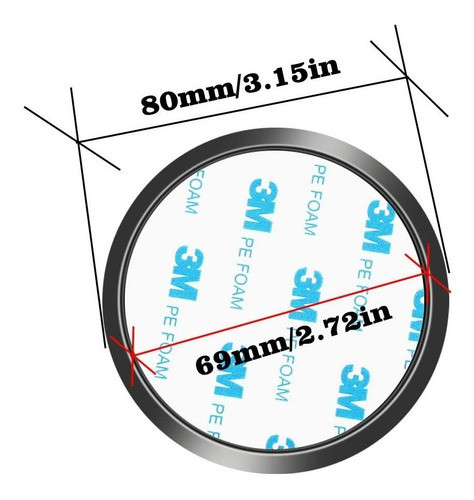 Disco Adhesivo 3m Gps Tomtom Dbs Xview Imodo Nuvi 1