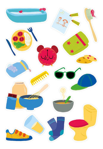 Stickers Adhesivos Pegotines Baby Daily Routines X 192 1