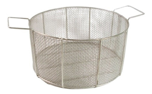 Canasto Vaporiera Freidor Redondo Alambre Reforzado 36x18cm 0
