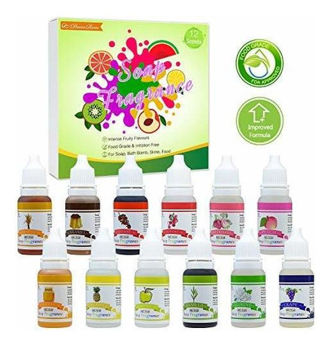 Aceite De Fragancia De Jabon 12 Aromas De Jabon Liquido Para 1