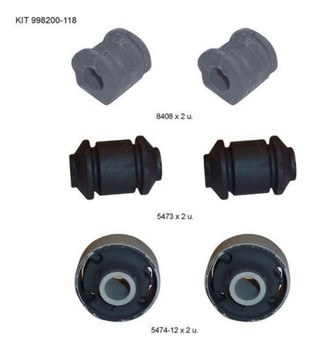 Kit Bujes Vth 6 Piezas Volkswagen Gol Trend Voyage Saveiro 1