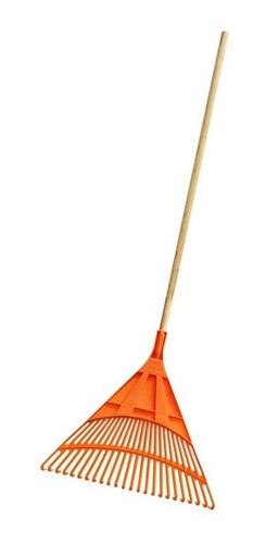 Escobilla Jardin Plastica Con Cabo 22 Dientes 0