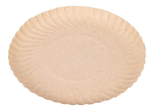 Bandeja Cartón Redonda Gris N12,5 (21 Cm) X 200 U 0