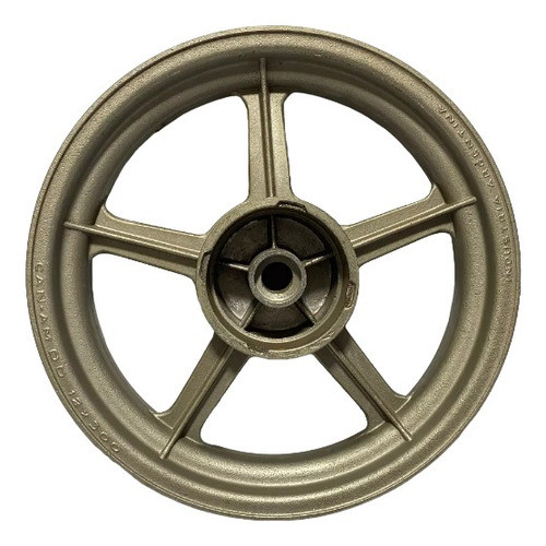 Llanta Delantera Da-dalt 50 Rodado 12 Gris Original 0