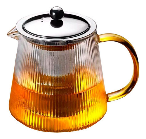 Tetera Vidrio Con Infusor Acero Inoxidable 880ml Silmar 0