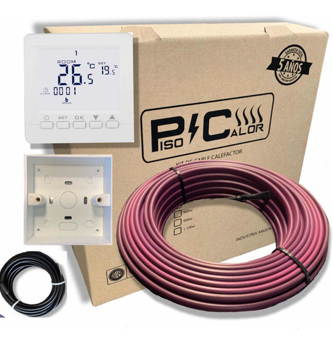 Cable Calefactor Invernadero Cama Caliente 36mts+ Termostato 0