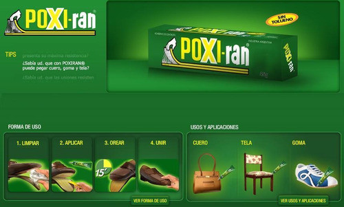 Poxi-ran Adhesivo De Contacto Poxiran Lata 850 Grs 1