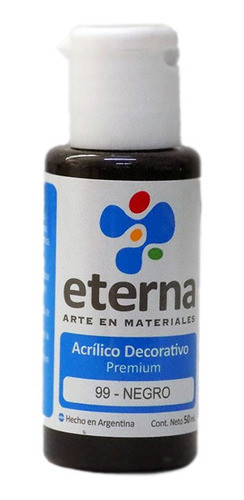 Eterna 9236 Acrílico Decorativo Premium Negro 50 Ml. 0
