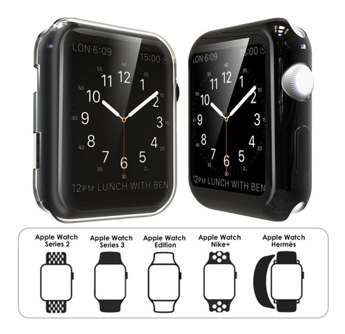 Protector De Pantalla Covertor Apple Watch 38mm Serie 2 Y 3 1