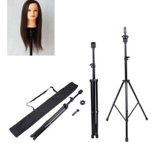 Trípode Ajustable Stand De Peluquería Formación Maniquí Cabe 0