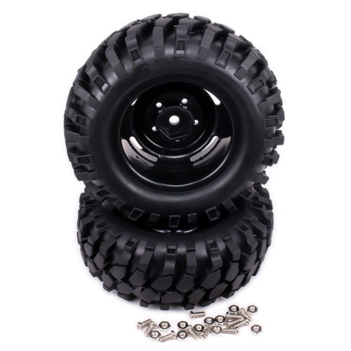 4pcs 1/10 Coche De Rc Crawler Llanta Neumático Para Subir Hs 1