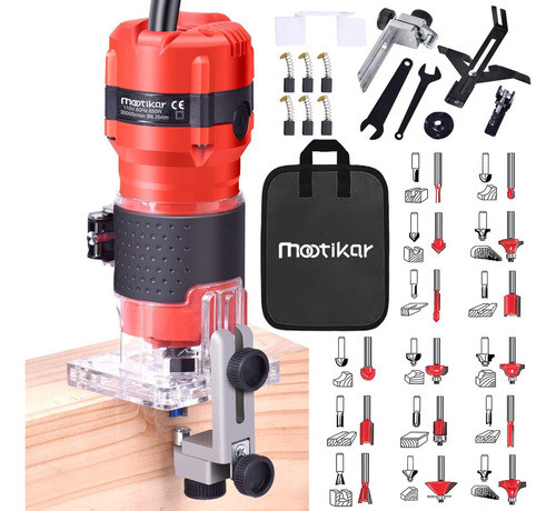 Compact Wood Palm Router Tool Hand Trimmer Woodworking ... 0