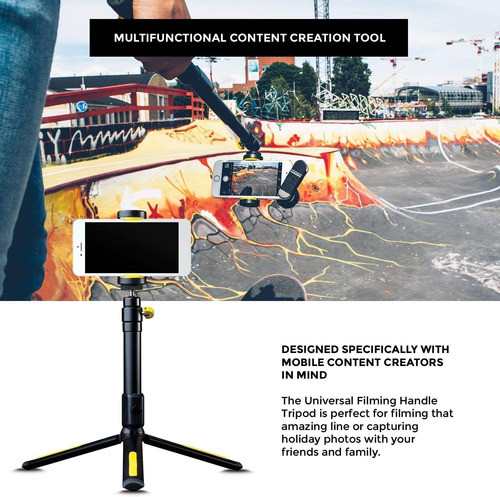 Tripode Para Celular Black Eye Mango De Camara + Control Bt 1