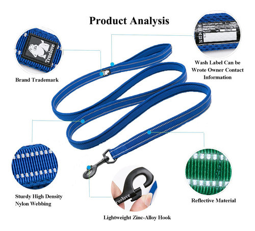 Amor Verdadero Correa De Perro Reflectante Cachorro Caminand 1