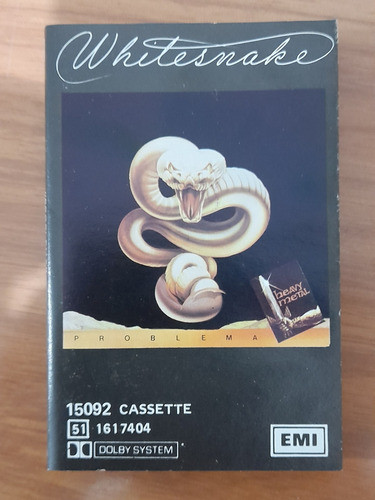 Cassete Whitesnake. Trouble. Edición Nacional Año 1978 1