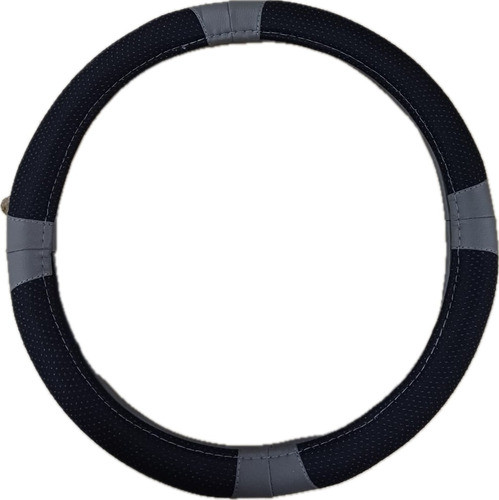Cubre Volante Cuero Gris 1