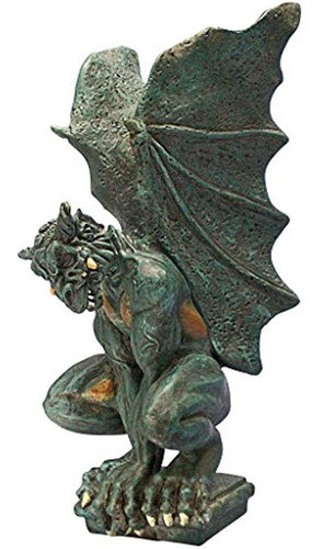 Design Toscano Pd1570 Talismán, Gárgola Del Eclipse Estatua, 0