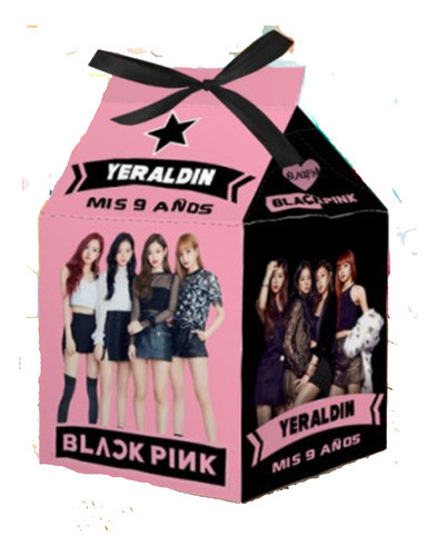 10 Cajitas Milk Box De Blackpink. 0