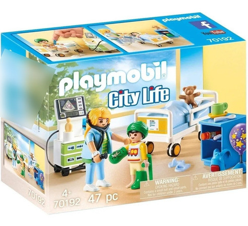 Playmobil City Life Habitación Infantil Del Hospital 0