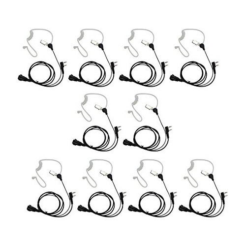 Goodqbuy Auriculares De Diadema De 2 Pines Ptt Para Radio Ke 0