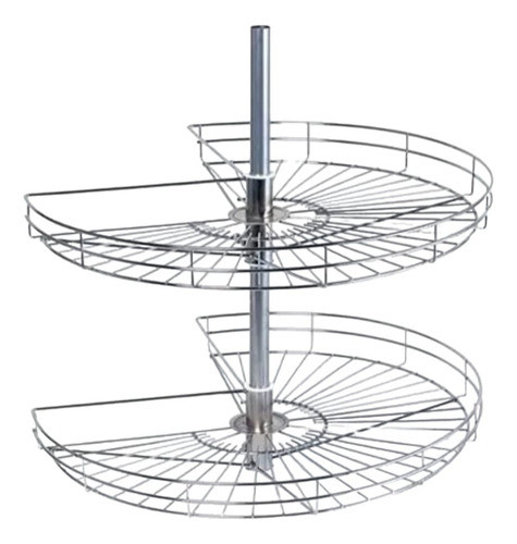 Giratorio Bajo Mesada Sin Corte 40 Cm De Diámetro Blanco 1