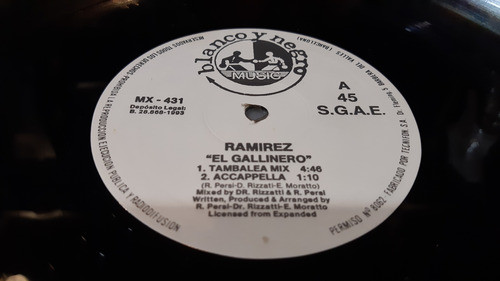Ramirez El Gallinero Vinilo Maxi Spain 1993 Muy Buen Estado 0