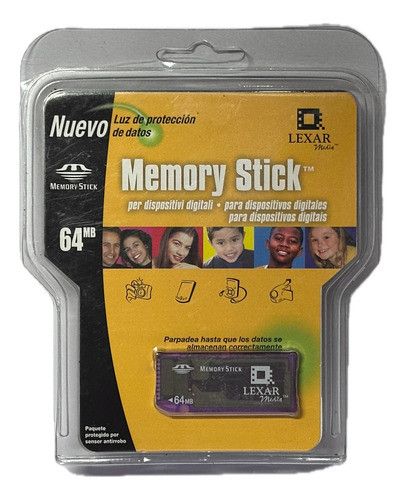 Memoria Memory Stick Lexar 64mb Nueva Sellada 1