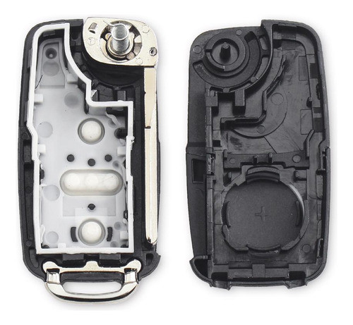 Carcas Navaja + Llave 2 Botones Led Arriba Enteriza Hu66 Par 1