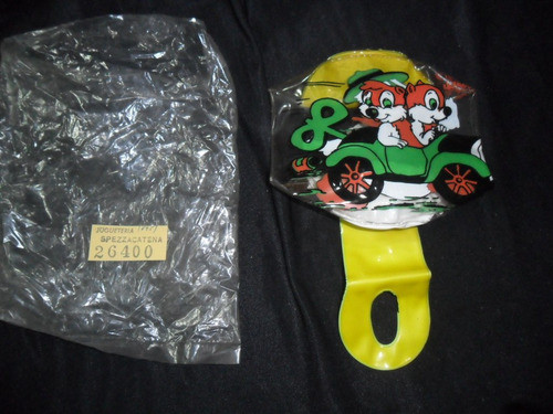Antiguo Sonajero Inflable Jugueteria Ardillas Donald Disney 0