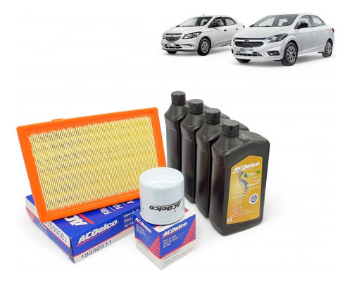 Kit Filtros Y Lubricante Original Chevrolet Prisma Joy - 6ta 0